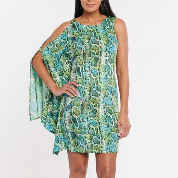 Coldesina Designs Women's Lesley Snakeprint  Dress - Picture 1 of 10